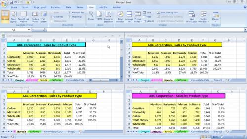 Lynda - Managing Multiple Worksheets and Workbooks with Excel 2007