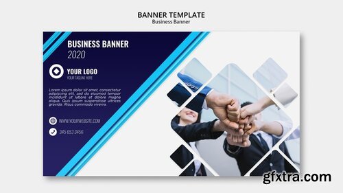 Business banner template psd