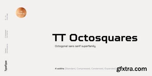TT Octosquares Font Family