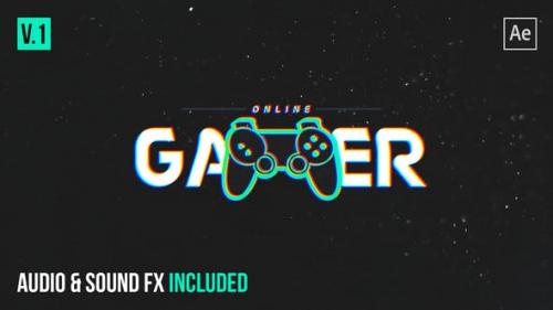 Videohive - Gamer Glitch Logo Reveal - 25996795