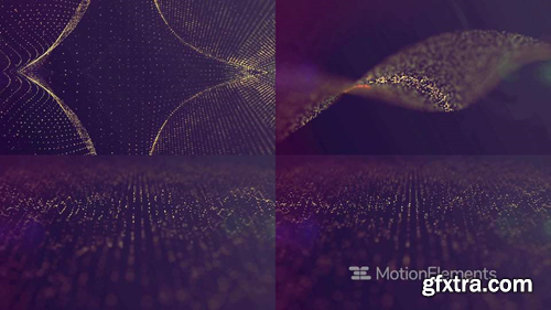 MotionElements 7 in 1 Gold Backgrounds Pack 10359980