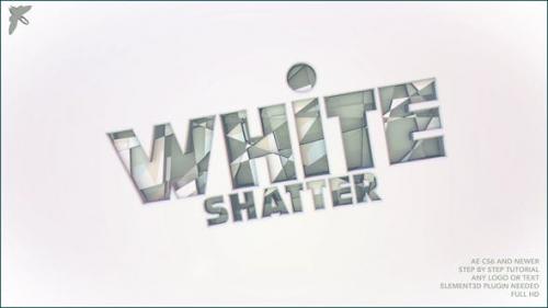 Videohive - White Shatter Logo - 26141371