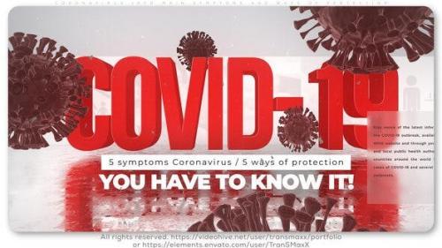 Videohive - Coronavirus Info_Main Symptoms and Ways of Protection - 26151993