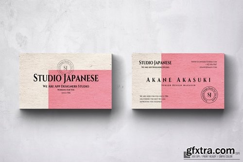 Akane Japanese Business Card Design