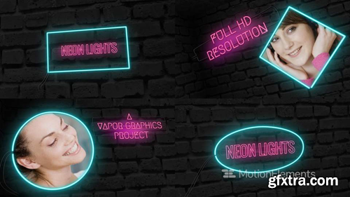 MotionElements Neon Lights: After Effects Template 10694711
