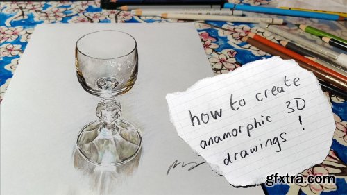 How to Create 3D Anamorphic Drawings