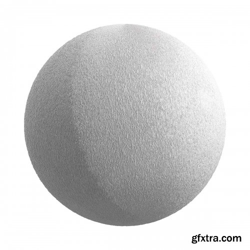 White plaster Wall PBR Texture