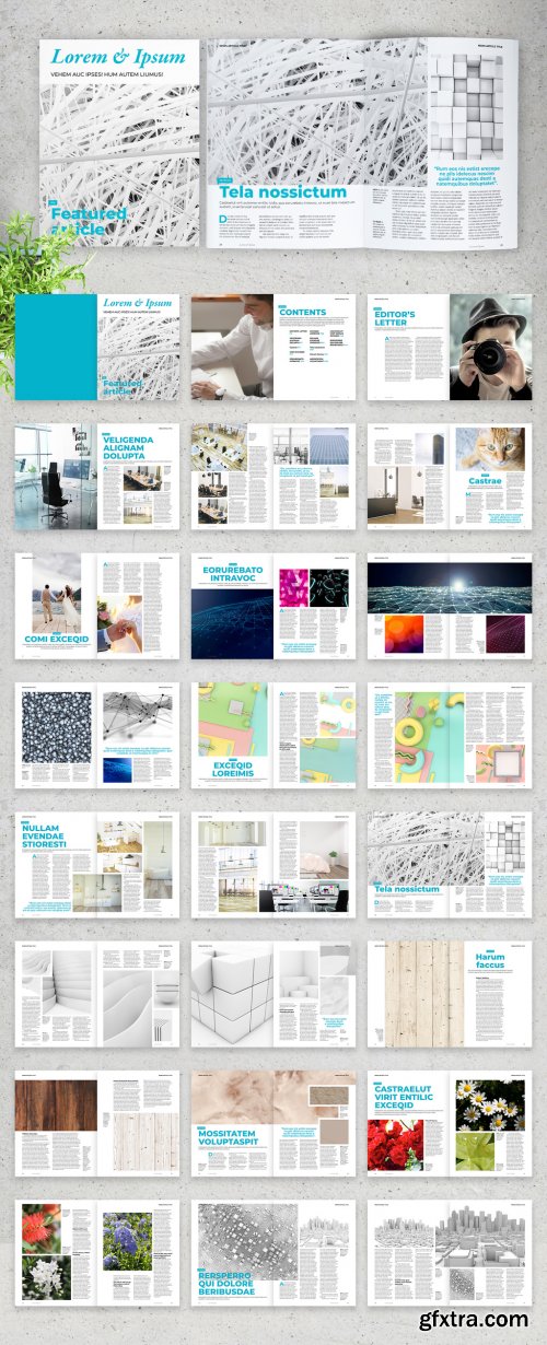 Art and Culture Innovative Magazine Layout 328123477