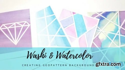 Washi & Watercolors: Creating Geopattern Backgrounds