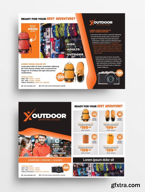 Orange and Brown Flyer Layout 329609985