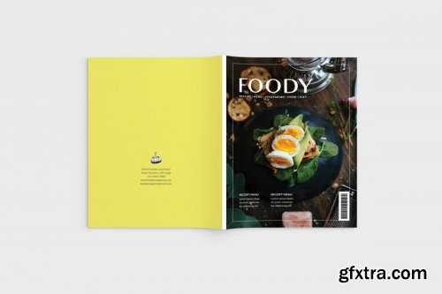 CreativeMarket - Food Diet Magazine 4690237