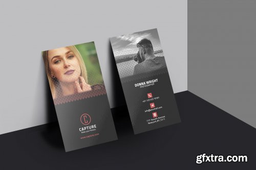 CreativeMarket - Photography Business Card Template 4528219