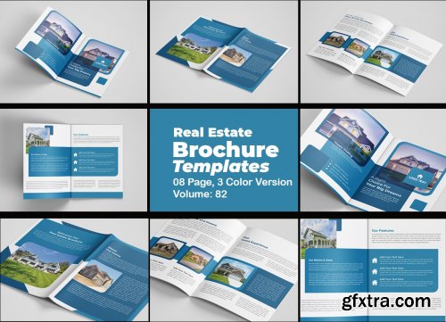 CreativeMarket - Modern Real Estate Brochure 4542609
