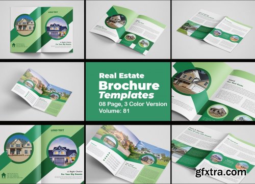 CreativeMarket - Real Estate Brochure Design Template 4542606