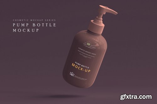 CreativeMarket - Pump Bottle Mockup 3066123