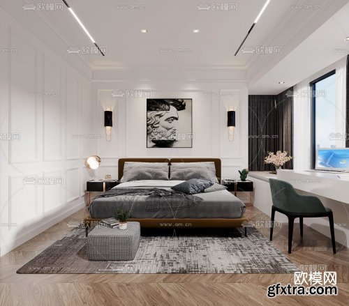 Modern Style Bedroom 307