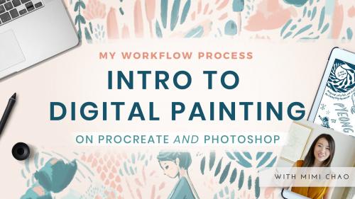 SkillShare - Intro to Digital Painting: Procreate to Photoshop! A Beginner-Friendly Guide
