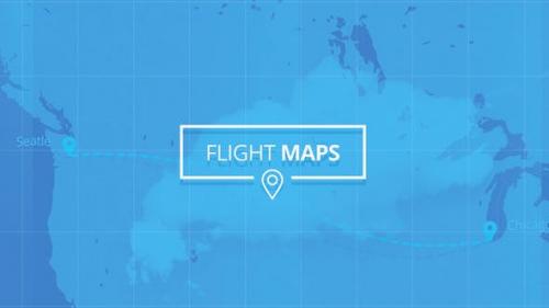 Videohive - Flight Maps - Visualize Where You\'re Travelling V1.5 - 19411390