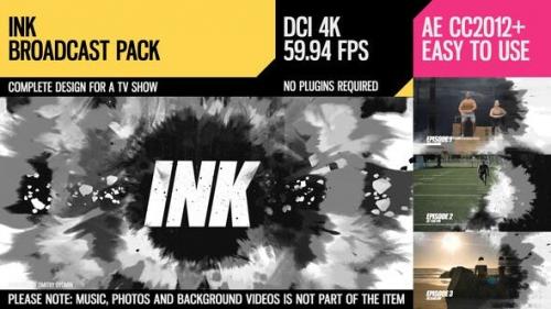 Videohive - Ink (Broadcast Pack) - 25009364