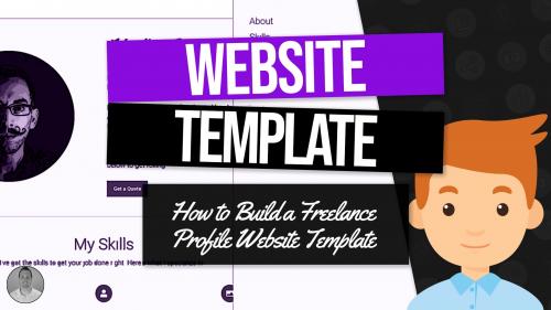 SkillShare - Web Design Projects: Build a Freelance Website Template From Scratch Using HTML, CSS, jQuery, PHP