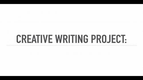 SkillShare - Creative Writing Project: Write Act 1