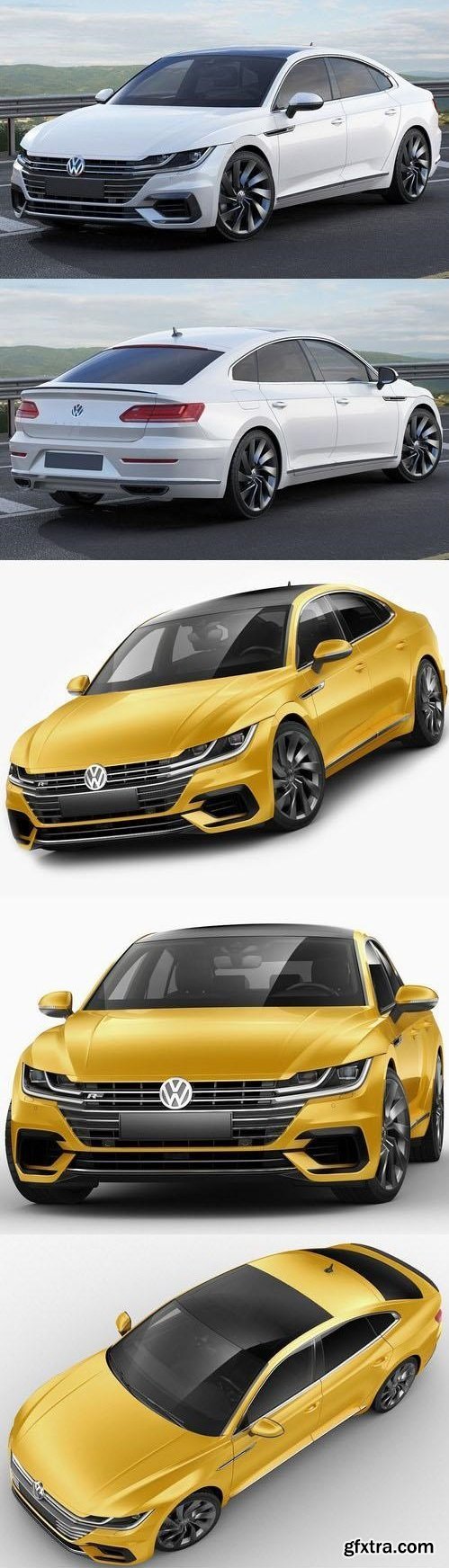Volkswagen Arteon R-line 2018 3D model