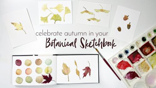 SkillShare - Celebrate Autumn in Your Botanical Sketchbook