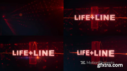 MotionElements Life+Line - Medical Logo Stinger 9174633
