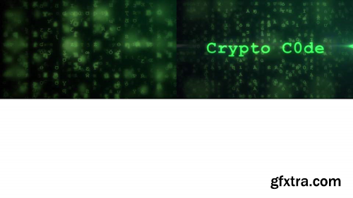 MotionElements CryptoCode - Cryptographer Code Logo Stinger 9174708