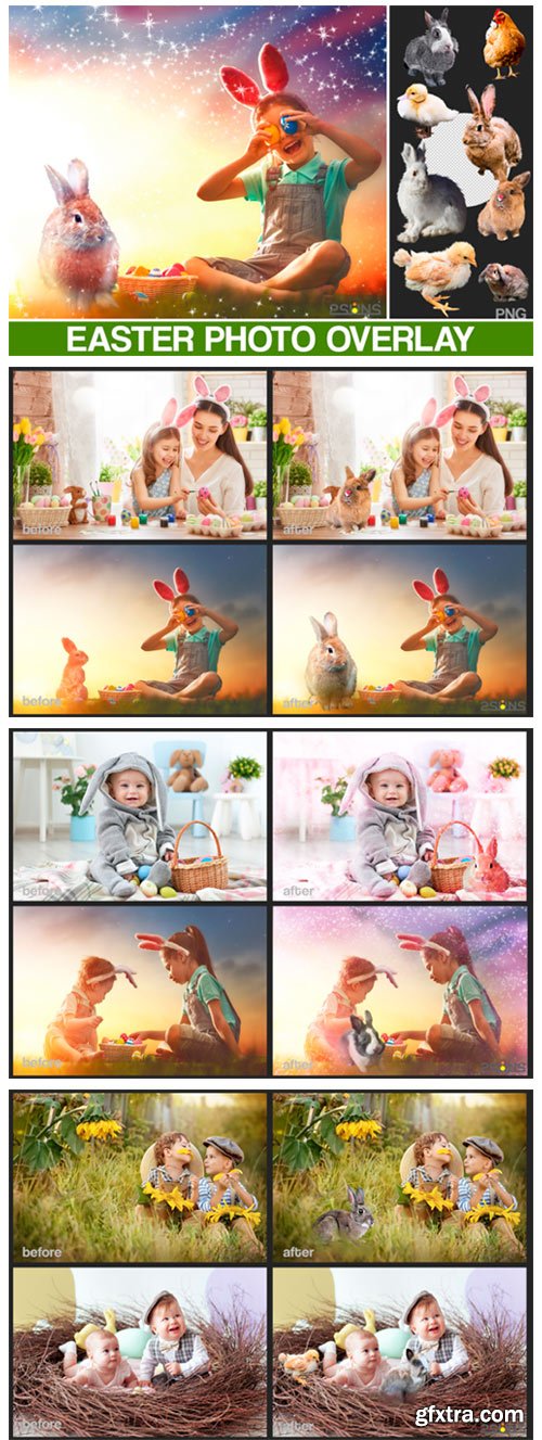 Easter Backdrop Photoshop Overlay Spring 3802797