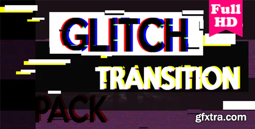 Videohive Glitch Transition Pack 21438720