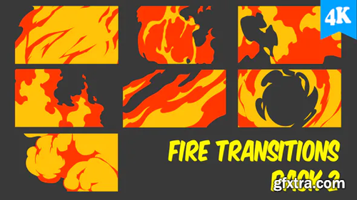Videohive Fire Transitions Pack 2 21623799