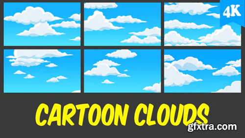 Videohive Cartoon Clouds 21724654
