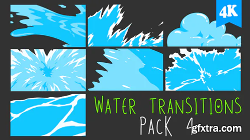 Videohive Water Transitions Pack 4 21931269