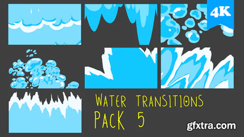 Videohive Water Transitions Pack 5 22173772