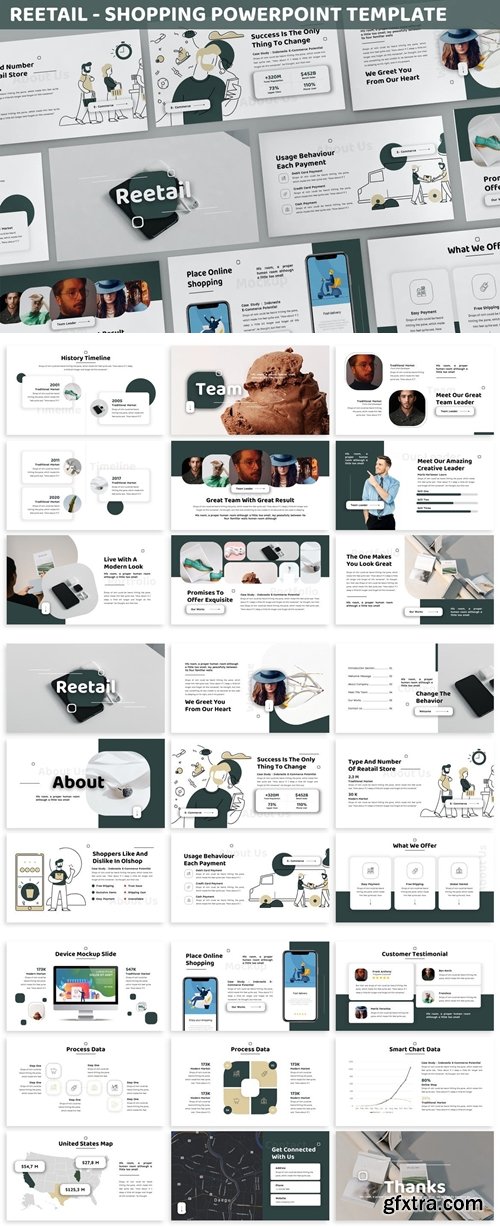 Reetail - Shopping Powerpoint Template