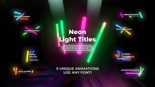 Videohive - Neon Light Titles 5 - 26306566