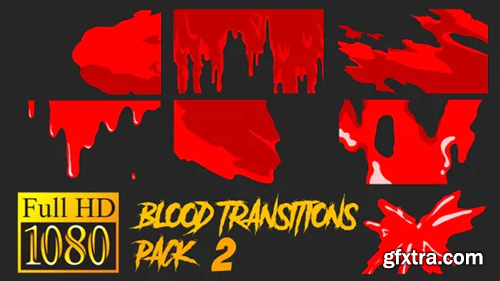 Videohive Blood Transitions Pack 2 23395166