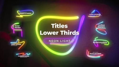 Videohive - Neon Light Titles 3 - 26314585
