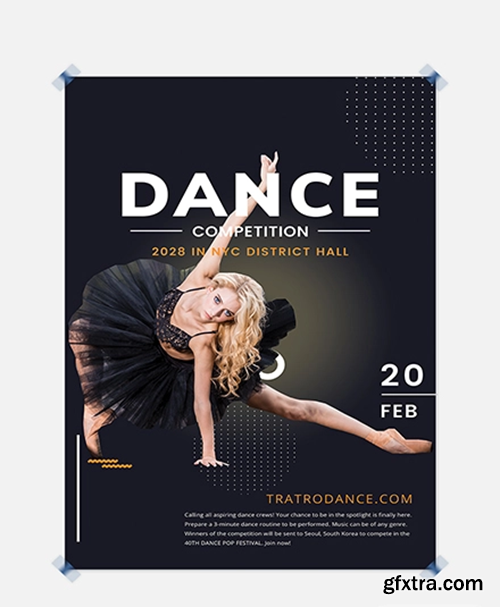 Dance Contest Poster Template
