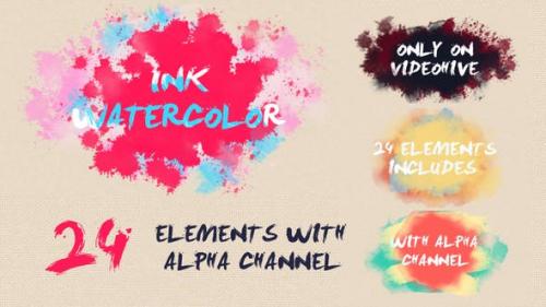 Videohive - Ink Watercolor - 22468394