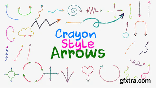 Videohive Crayon Style Arrows 25728536