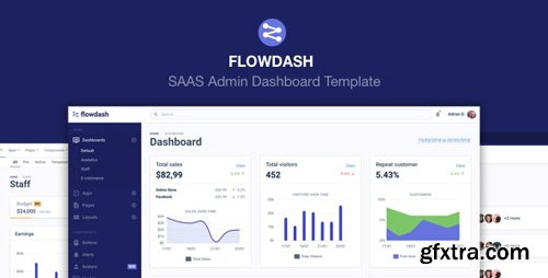 ThemeForest - FlowDash v1.1.0 - SAAS Admin Dashboard Template - 25586651