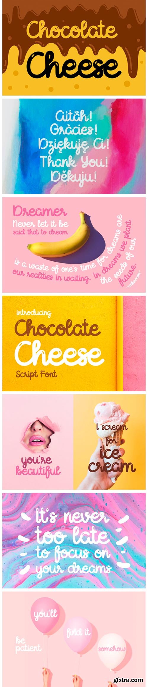 Chocolate Cheese Font