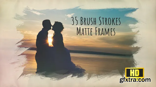 Videohive Brush Strokes – 35 HD Matte Frames 24174931