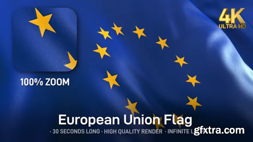 Videohive EU Flag - 4K 25292122