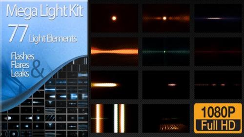 Videohive - Editor's Mega Light Kit - 77 Light Elements - 14081344