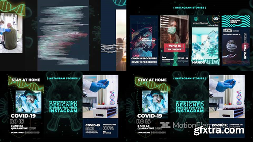 MotionElements Instagram Stories: Coronavirus Pack 14625448
