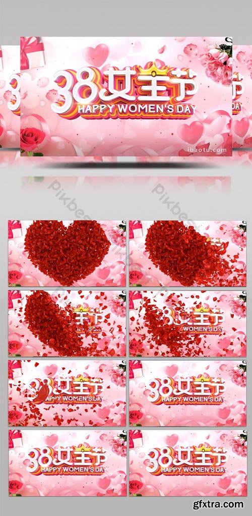 PikBest - Romantic Rose Drops 38 Queen\'s Day Title AE Template - 619112