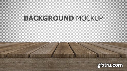 Mockup background for 3d rendering of wooden panel Premium Psd